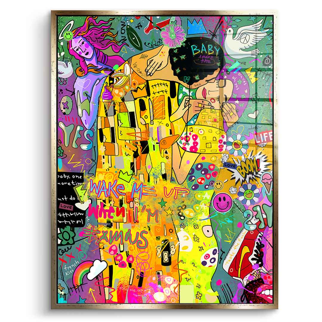 Klimt Green - Acrylic Glass