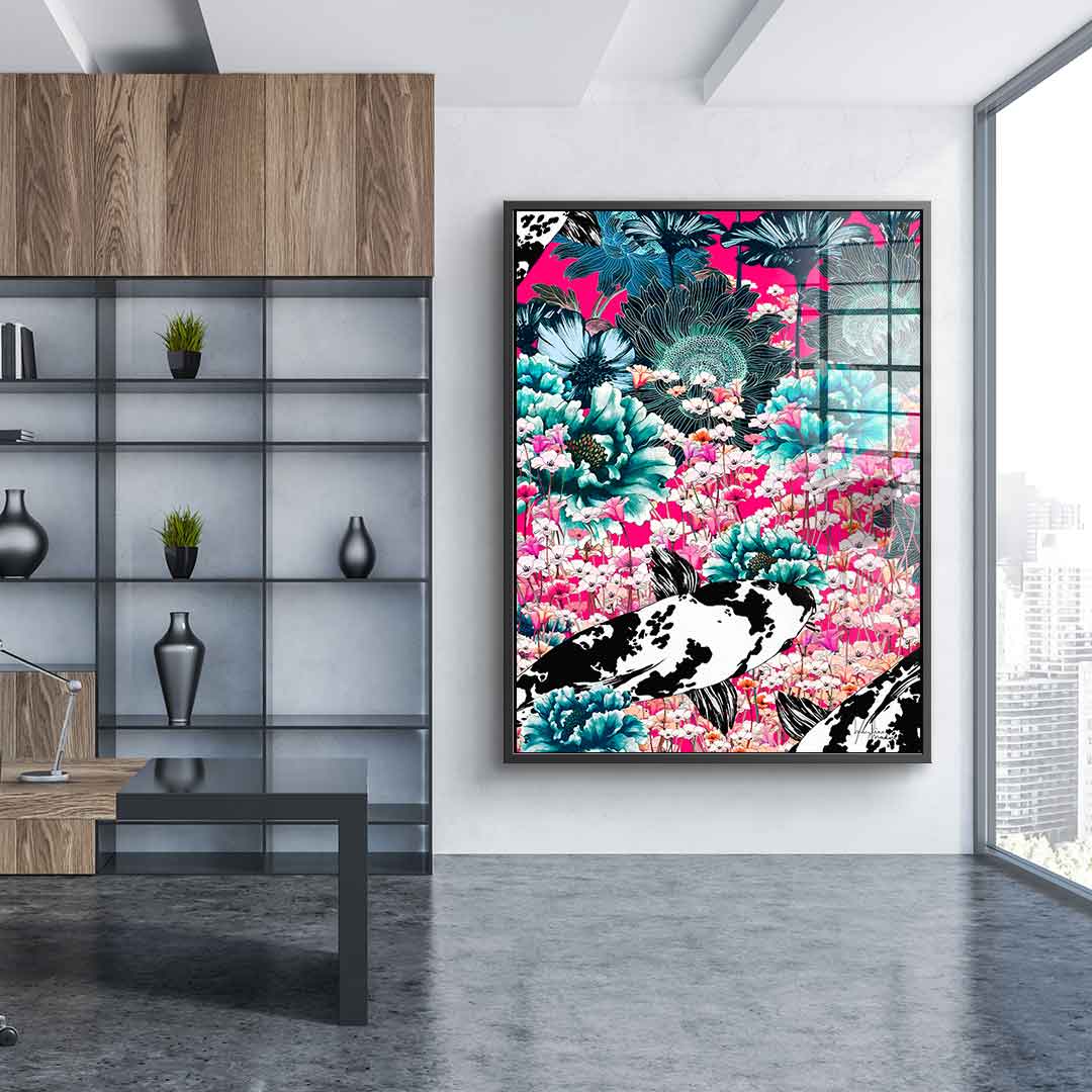 Koi Japan Sun - Acrylic glass