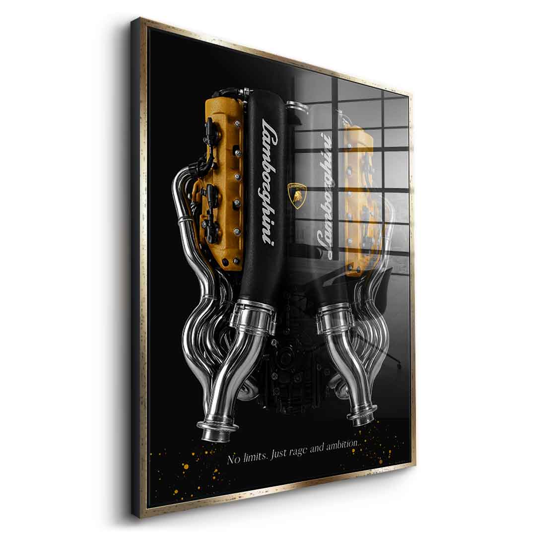 Lamborghini Engine - Acrylglas