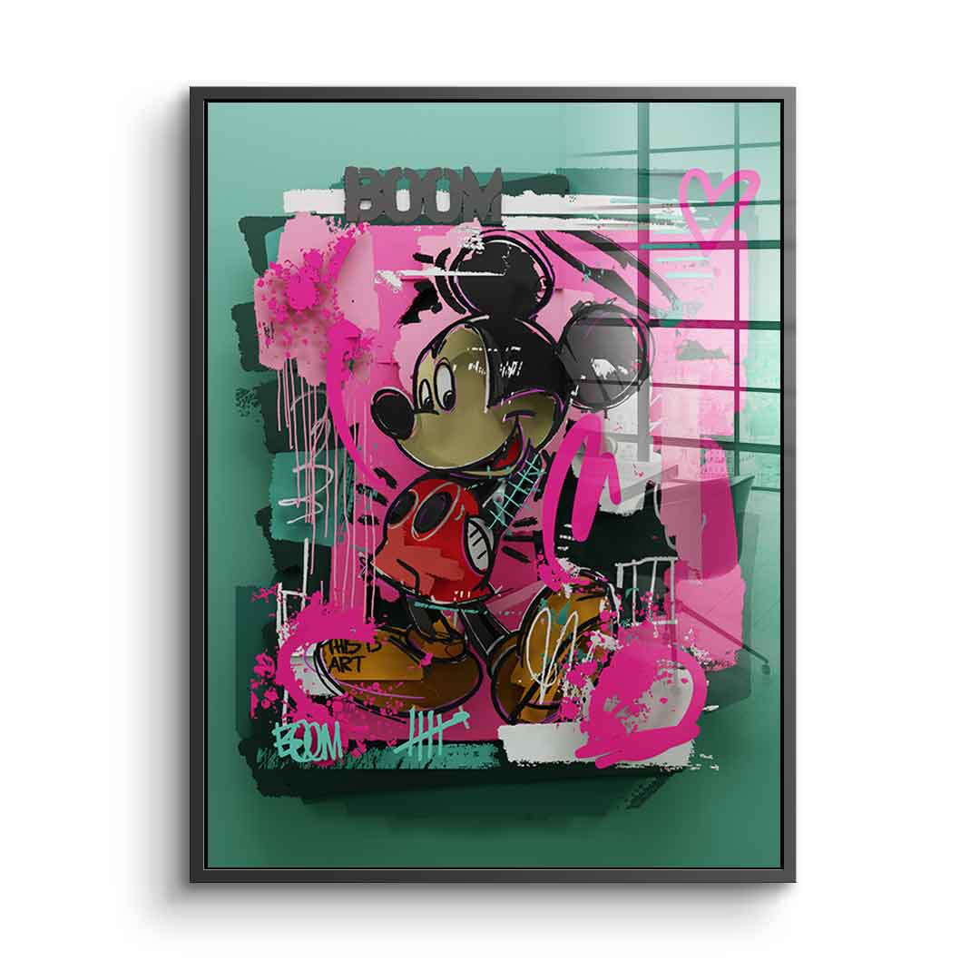 Layer Comic Mouse - Acrylic Glass