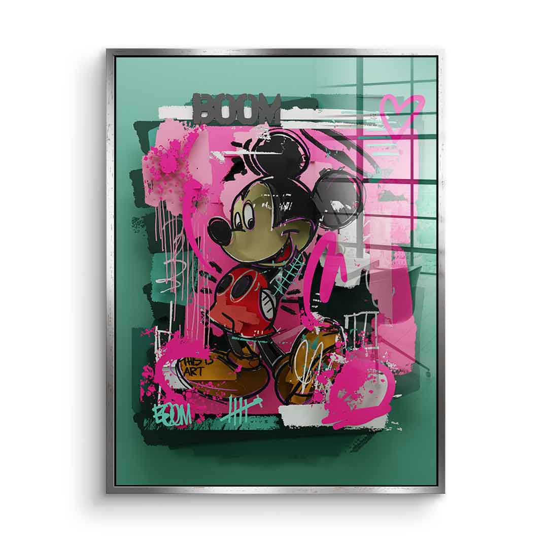 Layer Comic Mouse - Acrylic Glass