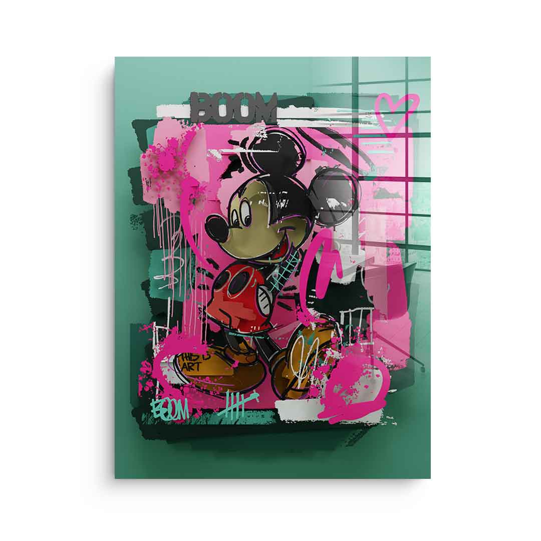 Layer Comic Mouse - Acrylic Glass