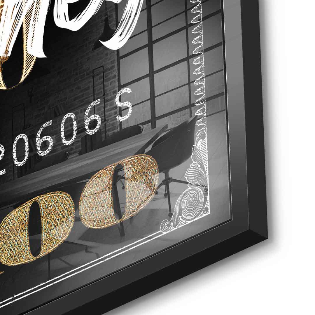 Let's make some money - acrylic glass