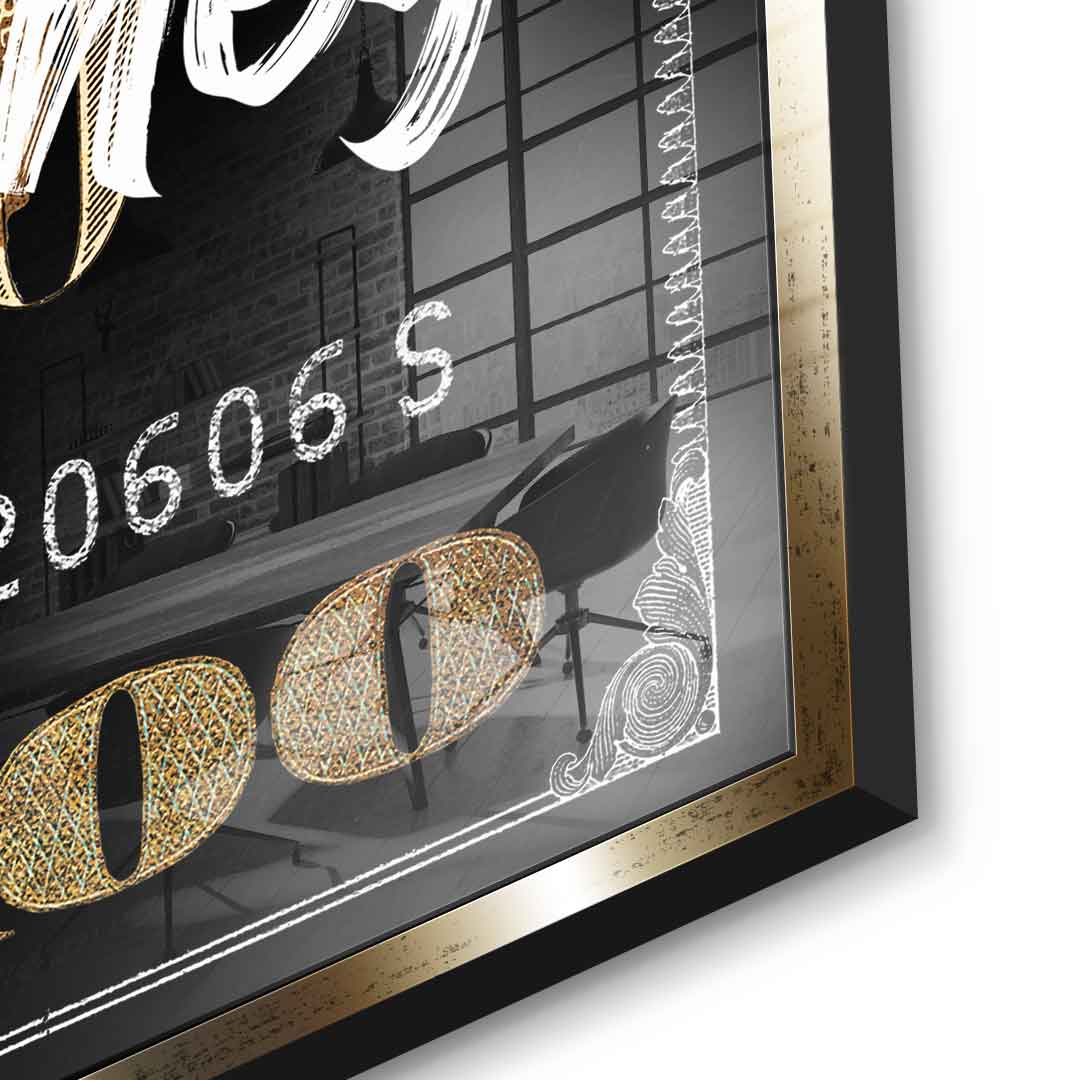 Let's make some money - acrylic glass