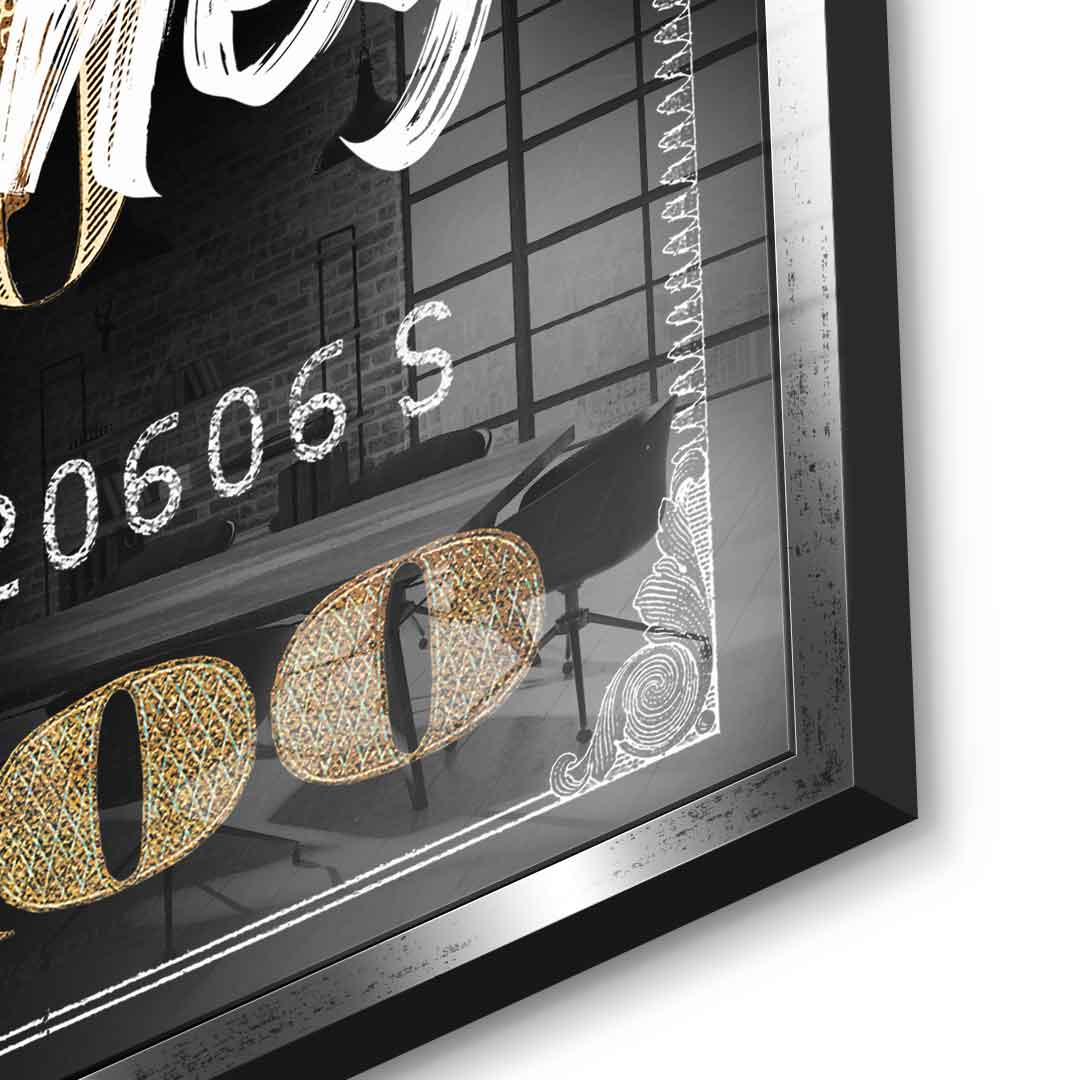 Let's make some money - acrylic glass