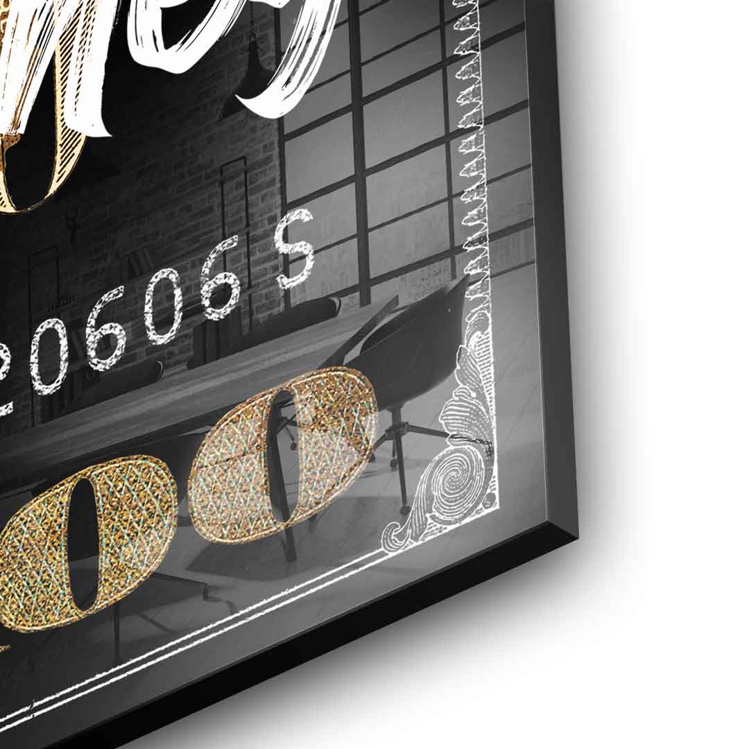 Let's make some money - acrylic glass