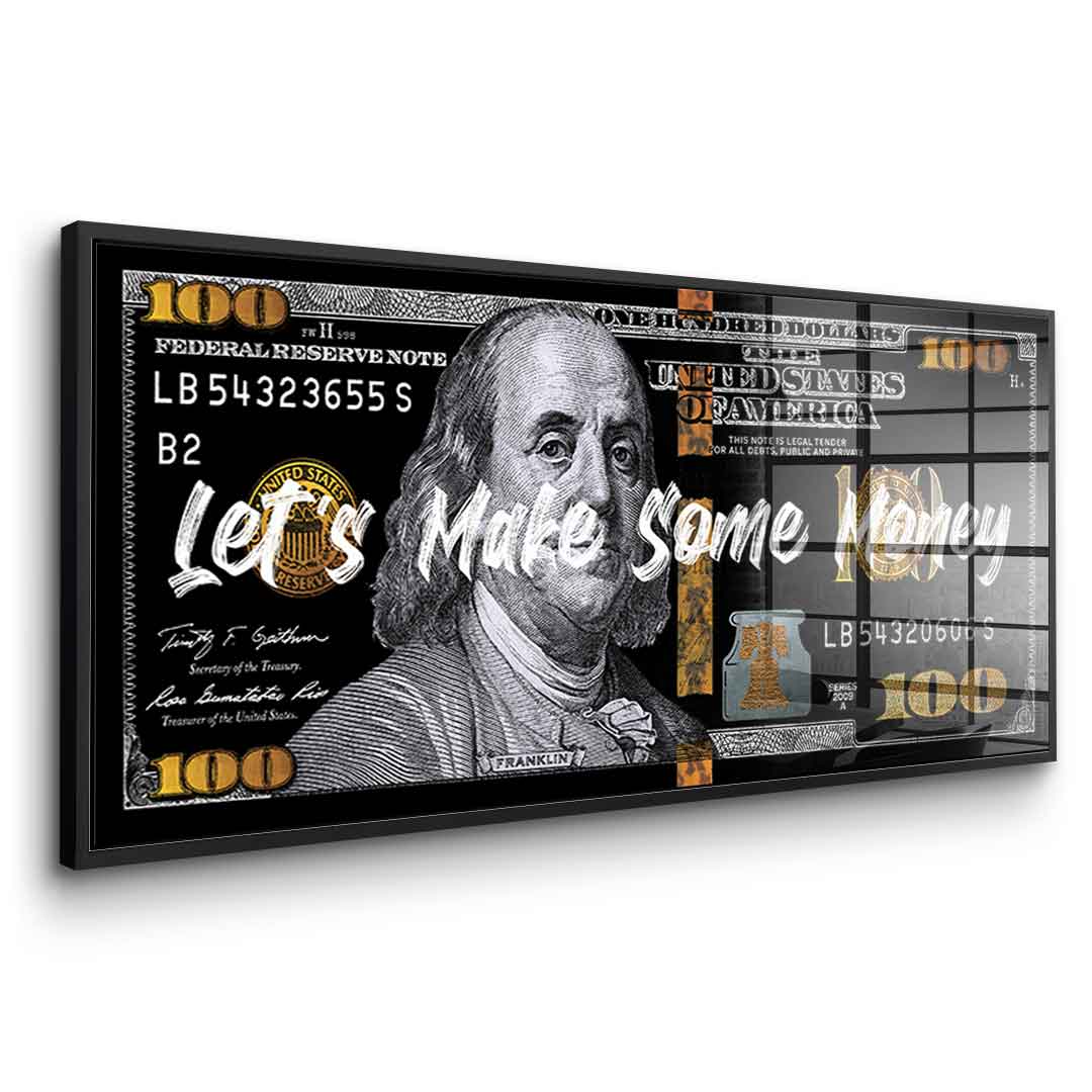 Let's make some money - acrylic glass