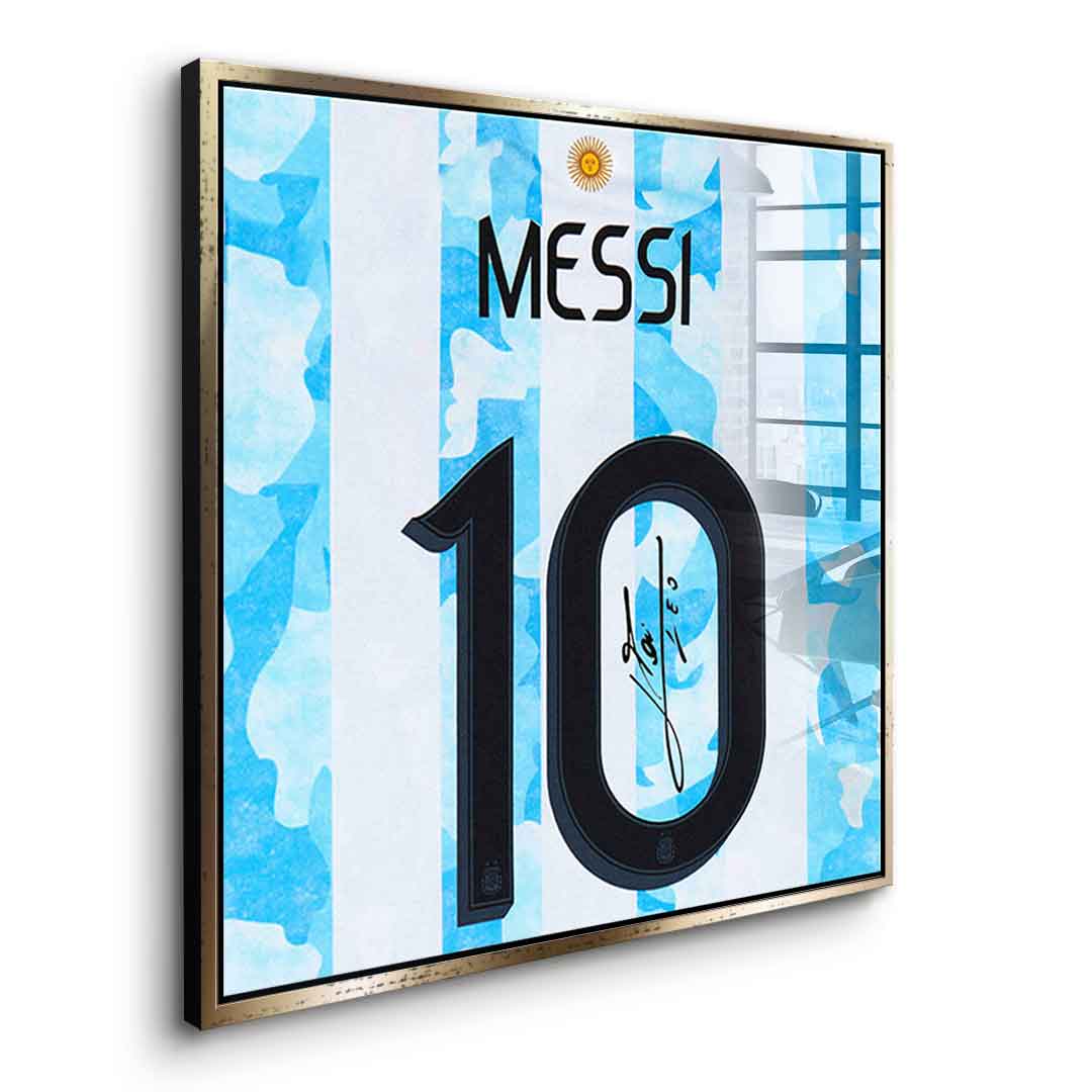 Messi - Edycja Kwadrat - Szkło akrylowe