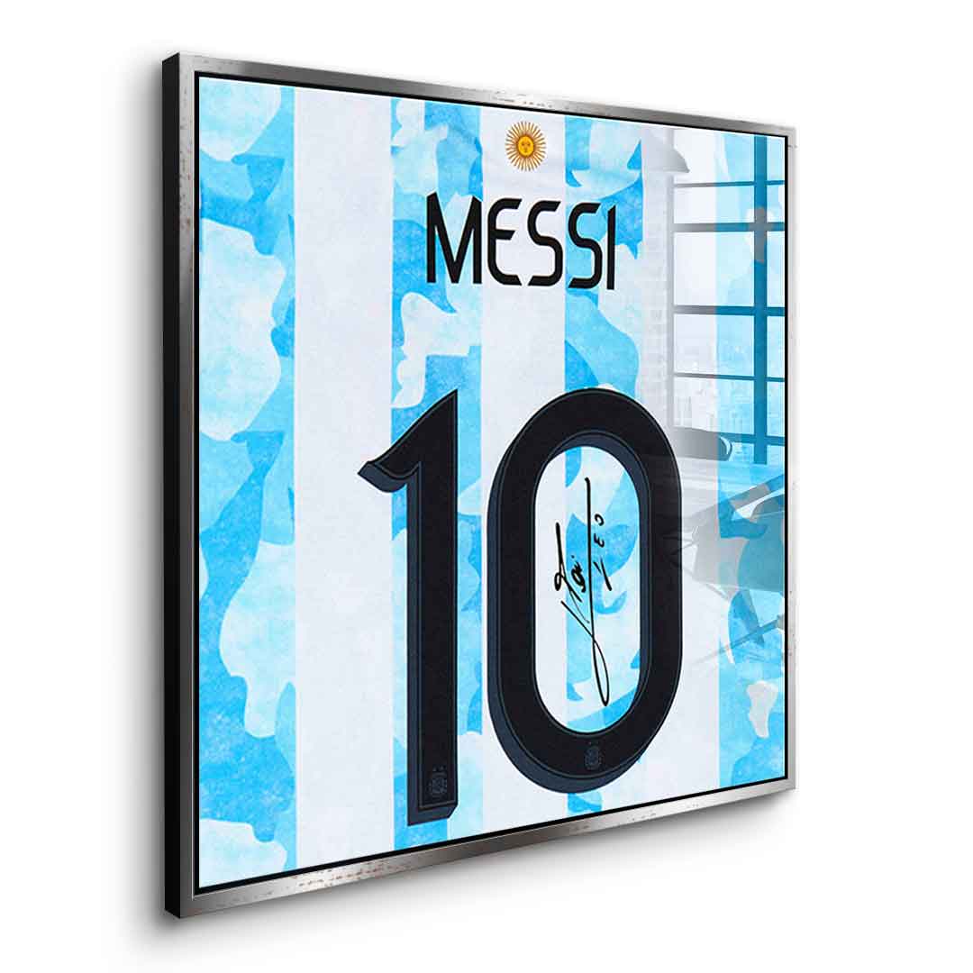 Messi - Edycja Kwadrat - Szkło akrylowe