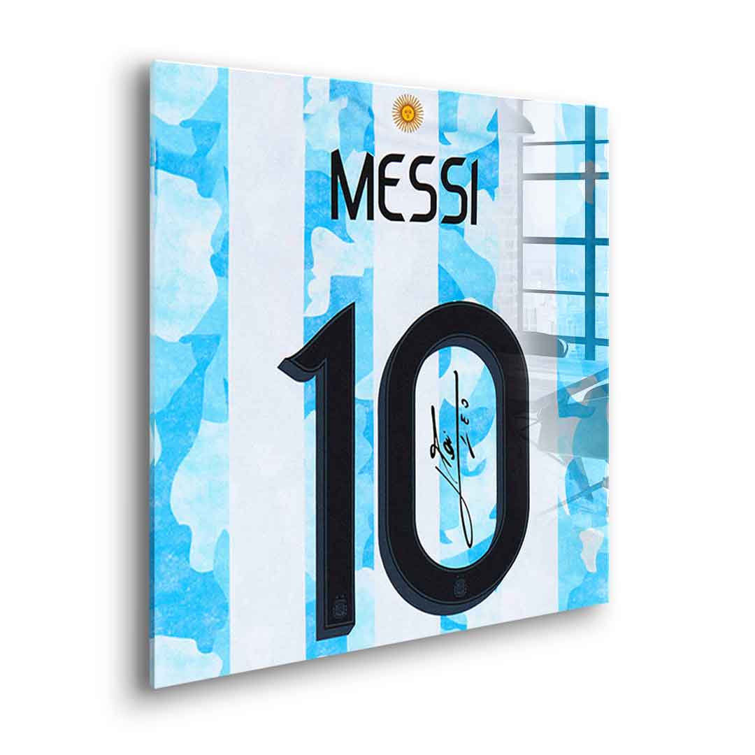 Messi - Edycja Kwadrat - Szkło akrylowe