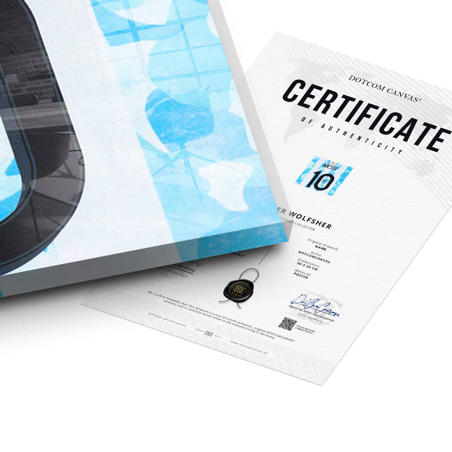 Messi - Square Edition - Acrylic Glass