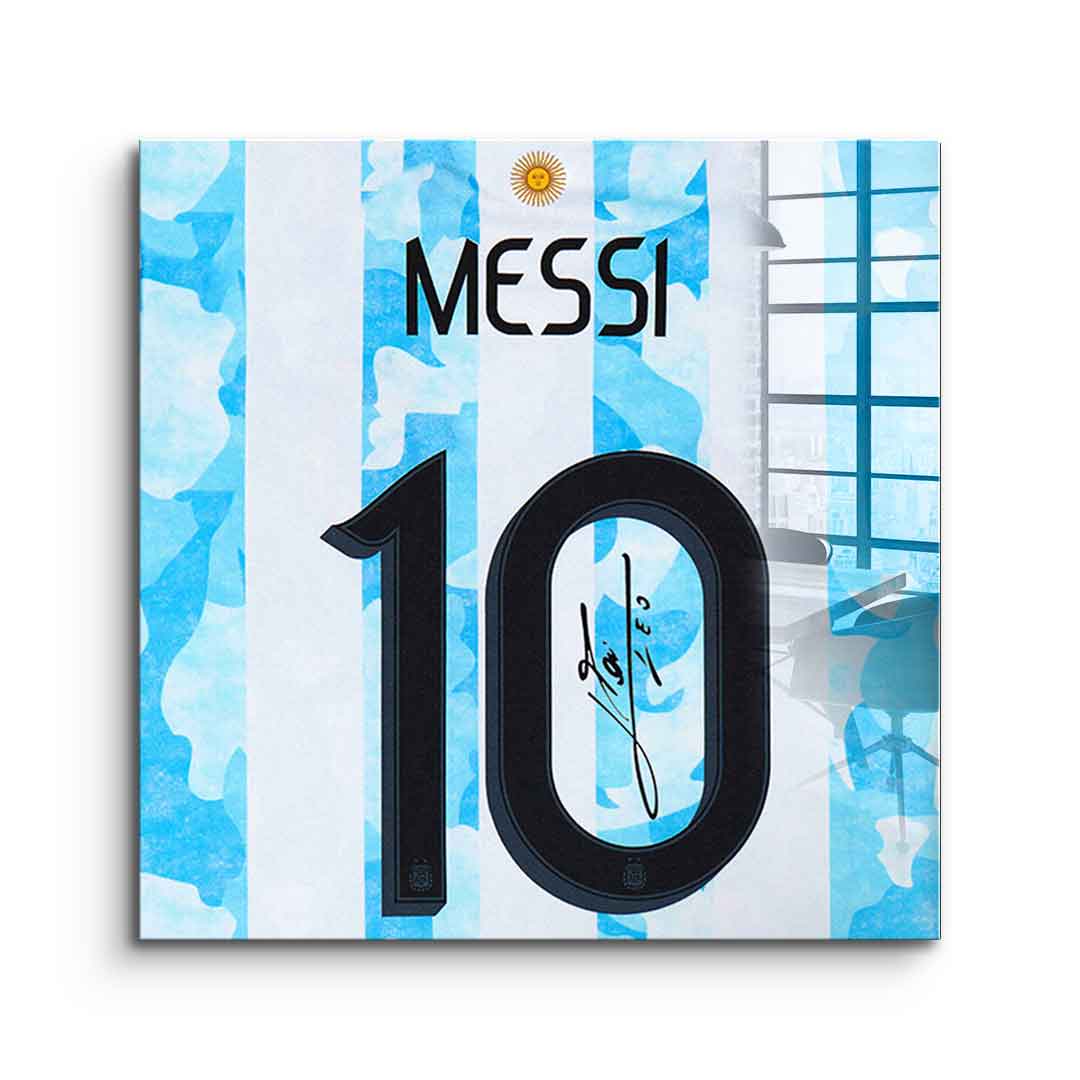 Messi - Edycja Kwadrat - Szkło akrylowe