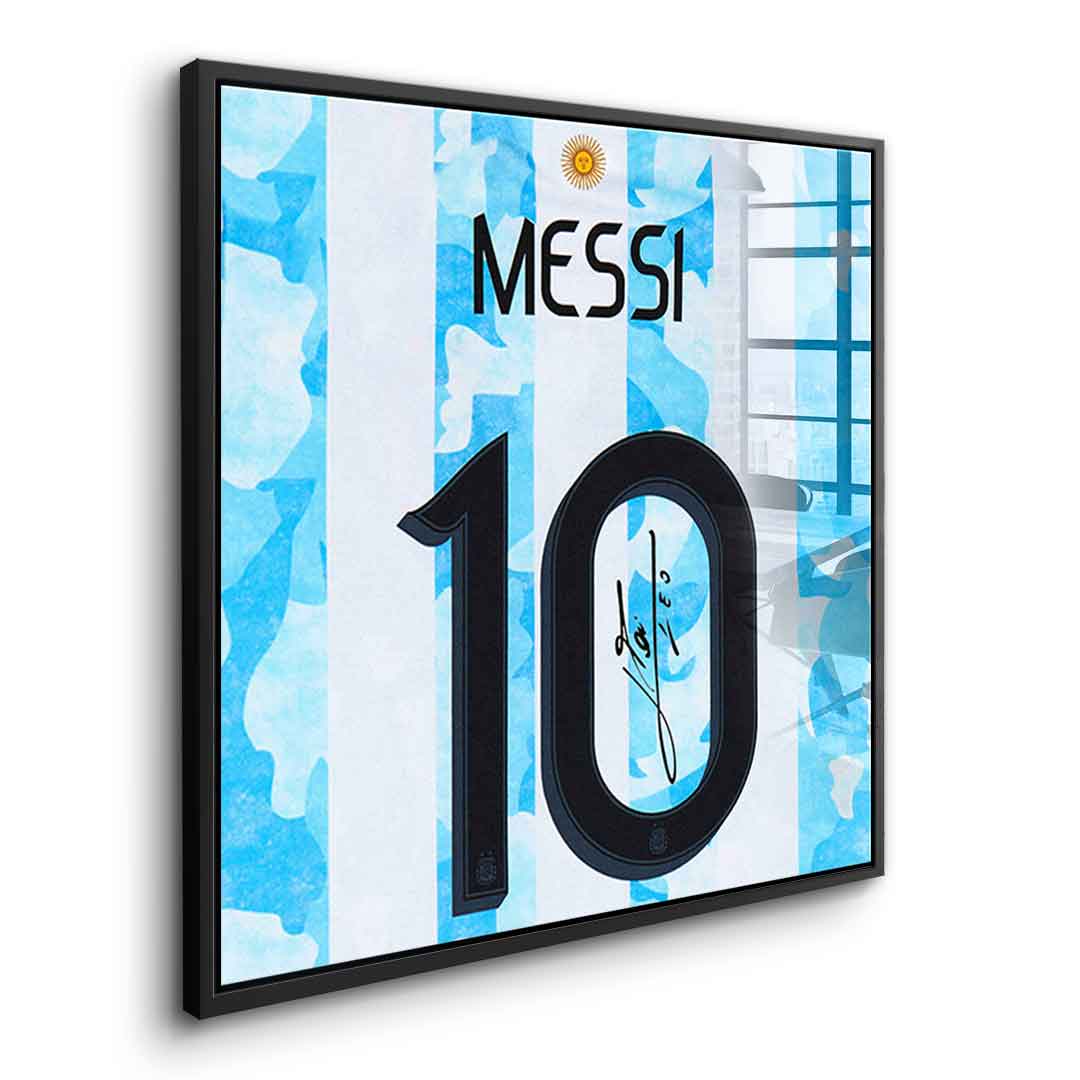 Messi - Edycja Kwadrat - Szkło akrylowe