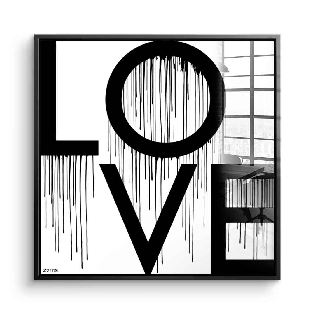 Love - Acrylic glass
