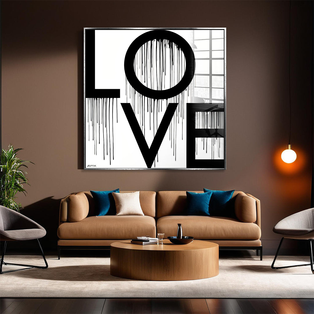 Love - Acrylic glass