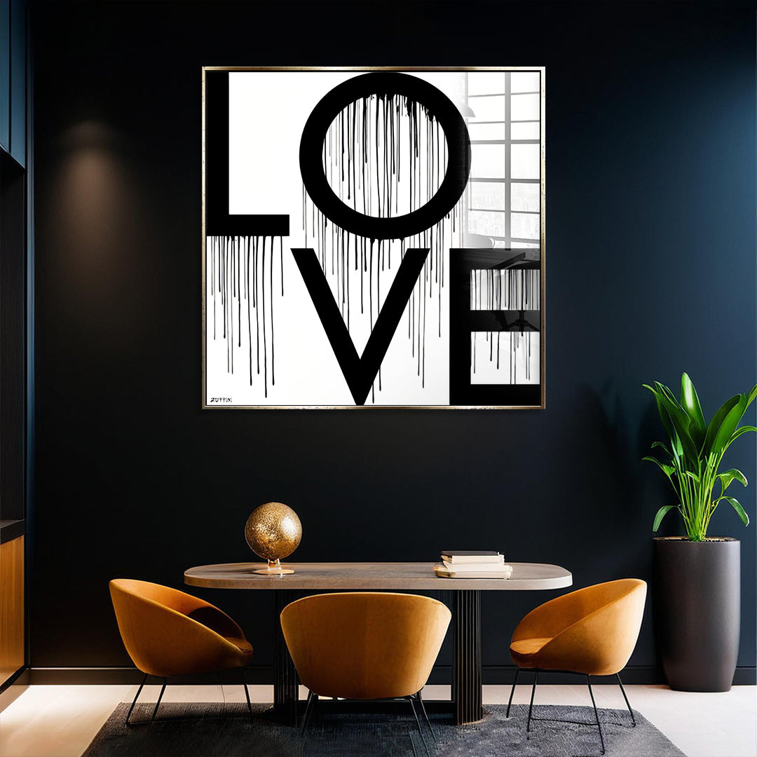 Love - Acrylic glass