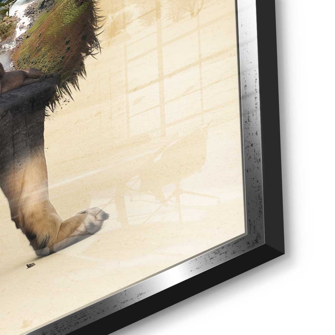 Das Löwenleben - Acrylglas