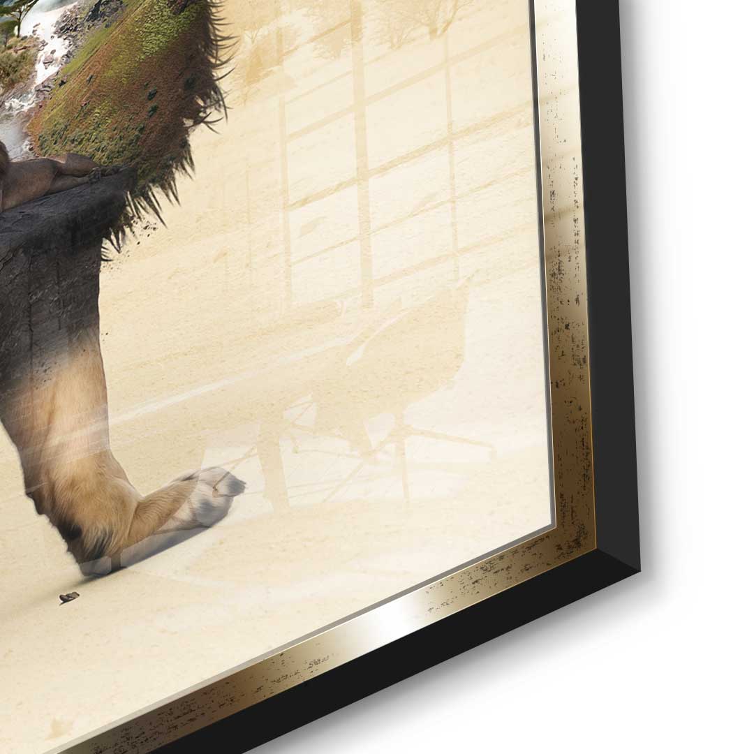 Das Löwenleben - Acrylglas