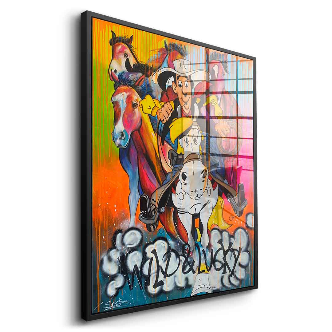 Wild and Lucky - Acrylic glass