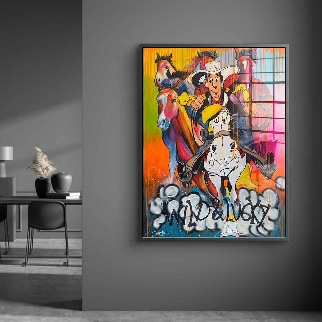 Wild and Lucky - Acrylic glass