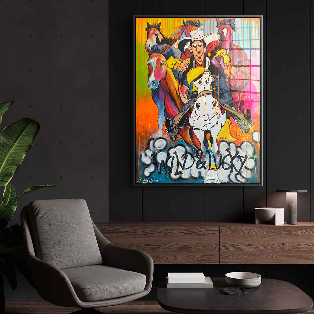 Wild and Lucky - Acrylic glass