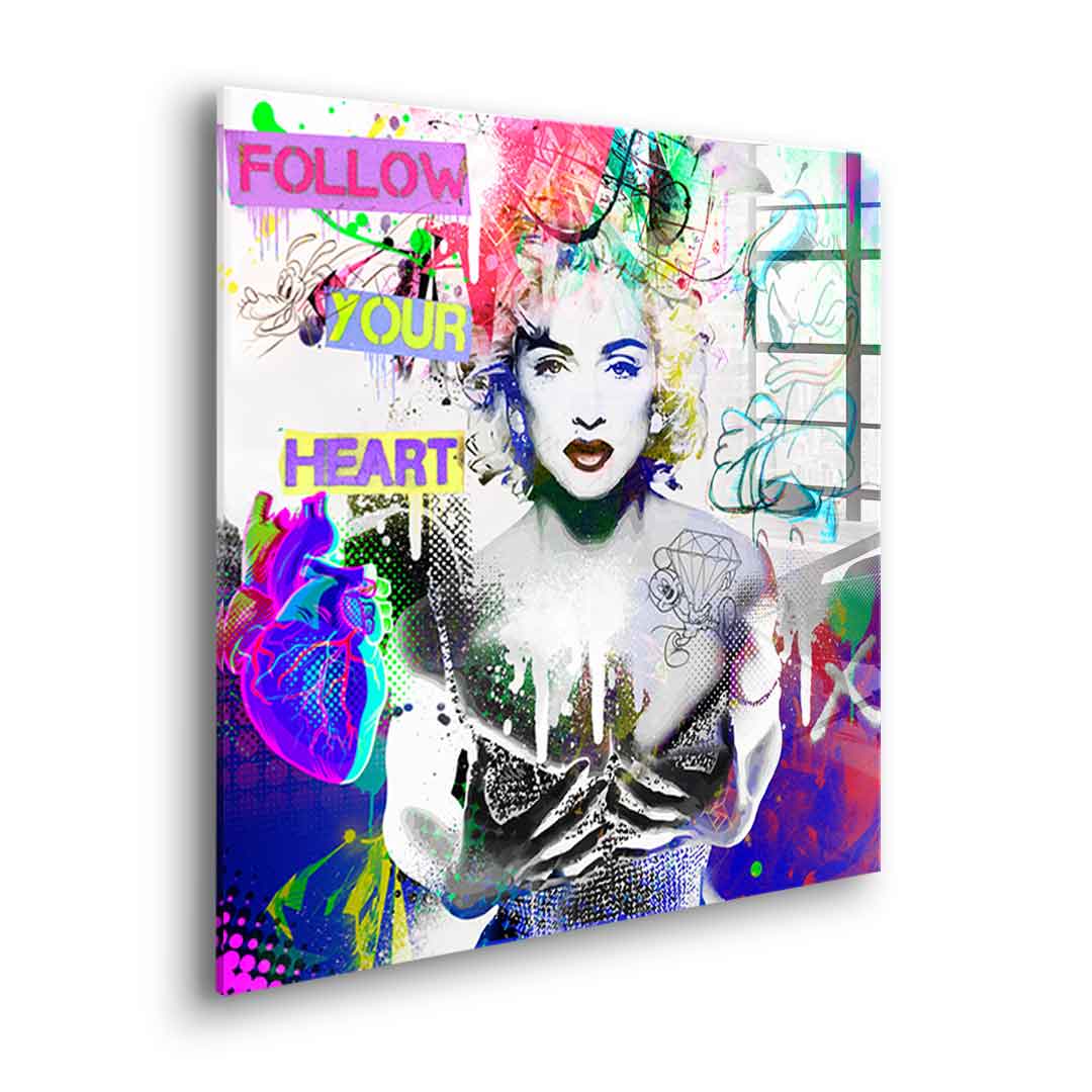 Madonna Follow - Szkło akrylowe