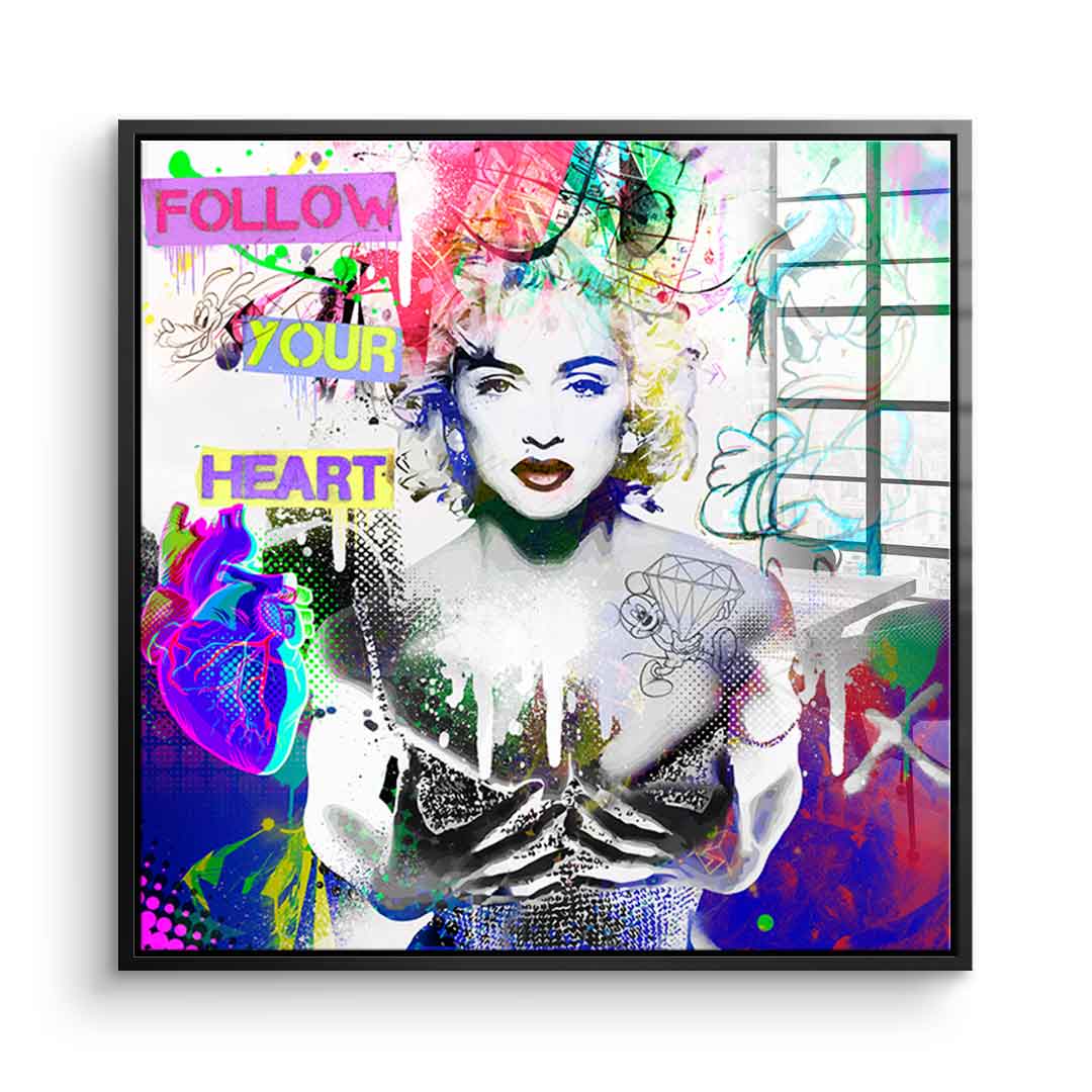 Madonna Follow - Szkło akrylowe