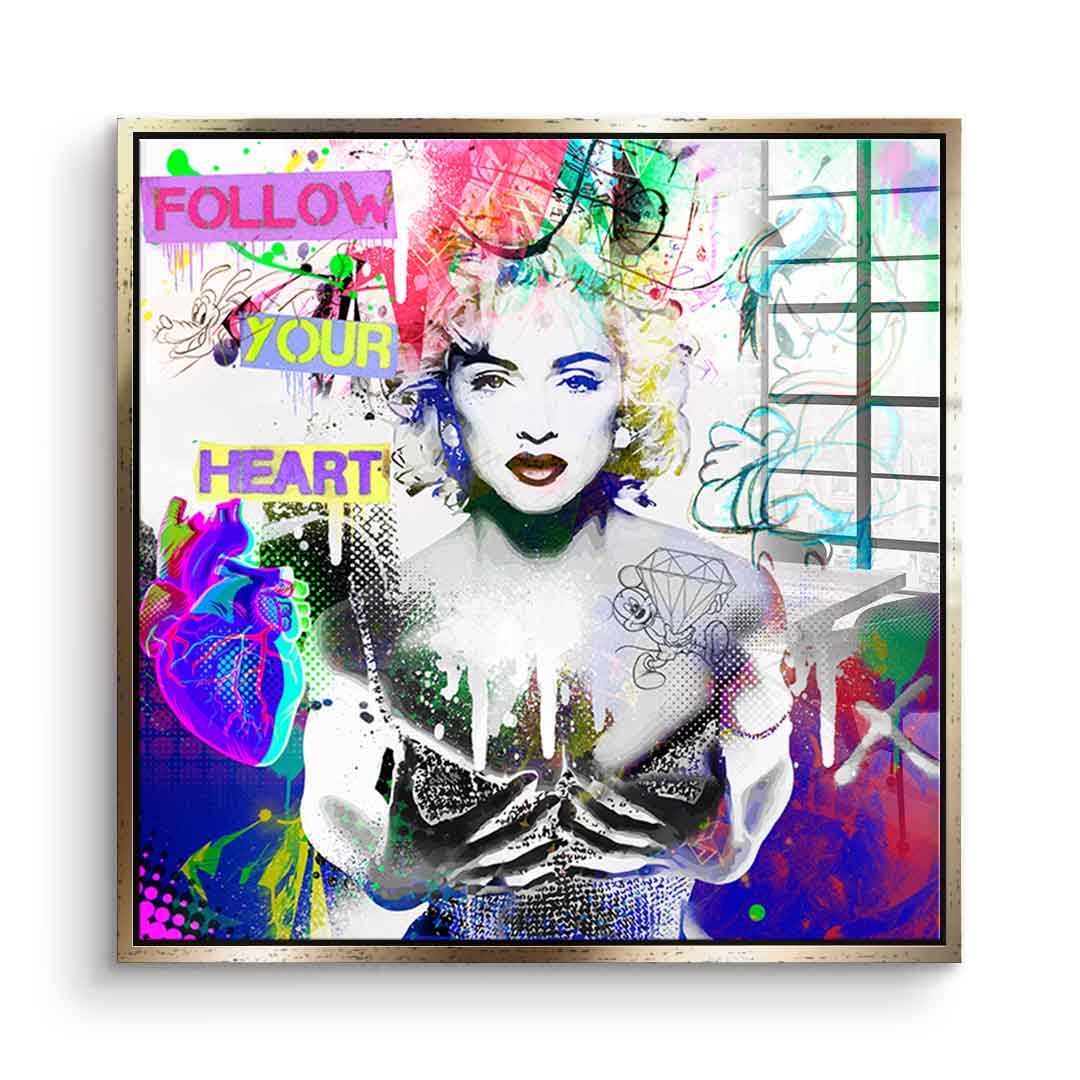 Madonna Follow - Szkło akrylowe