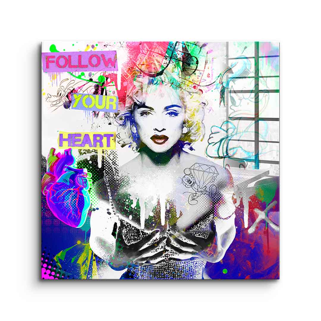 Madonna Follow - Szkło akrylowe