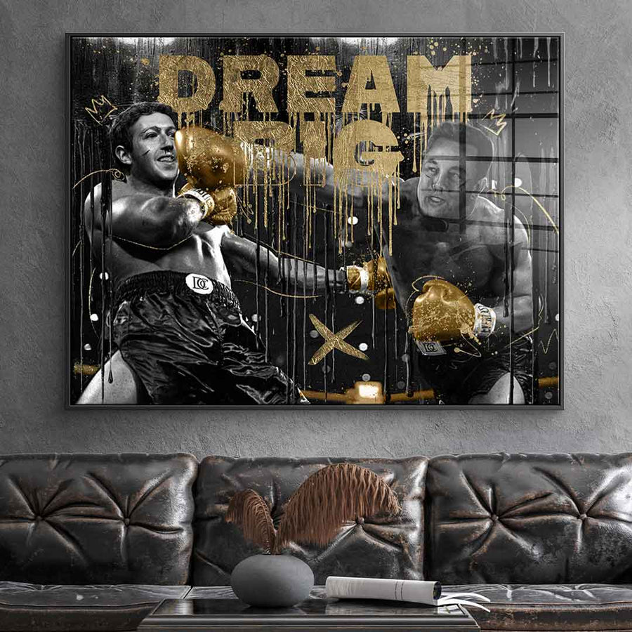 Billionaire Fight - Acrylglas