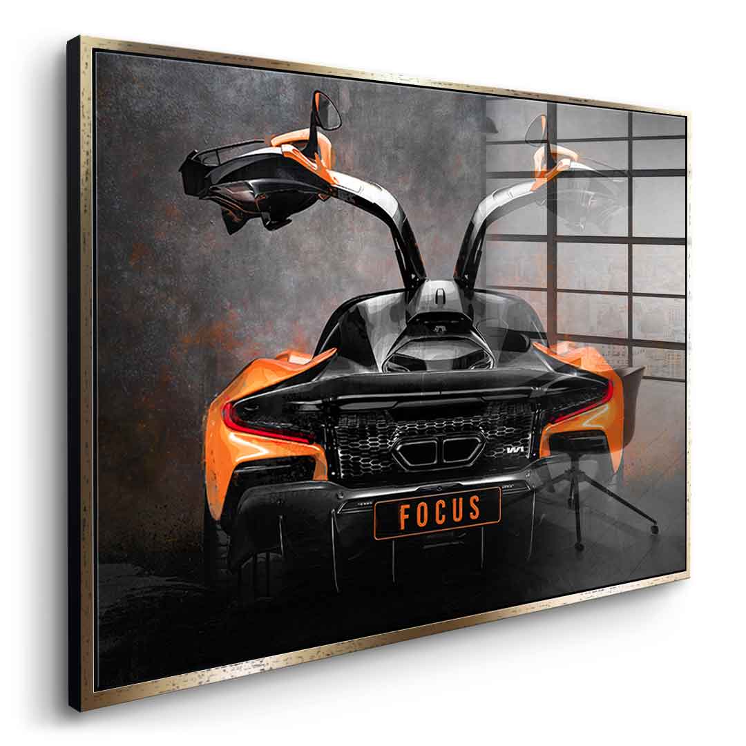 Mclaren Backside - Acrylglas