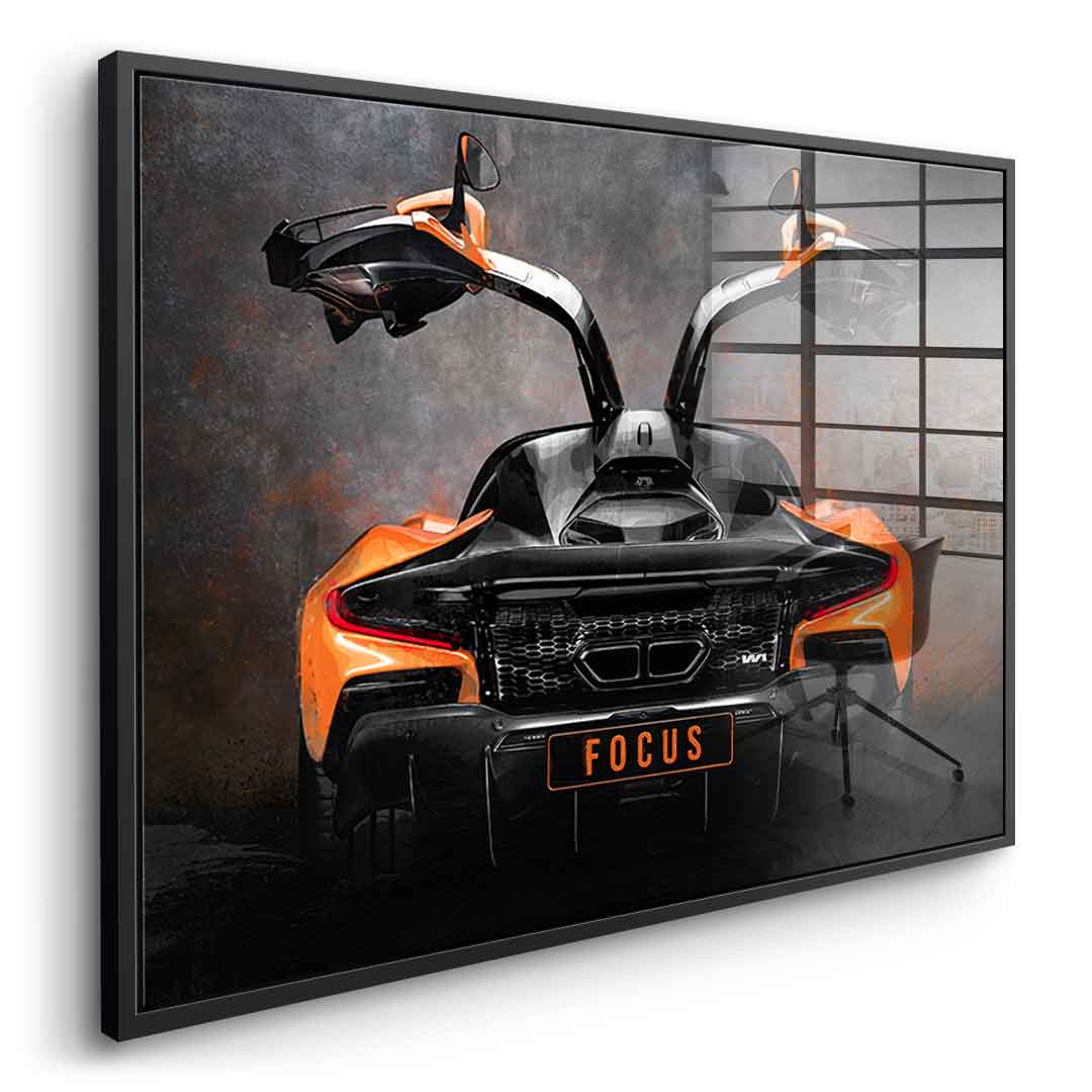 Mclaren Backside - Acrylglas