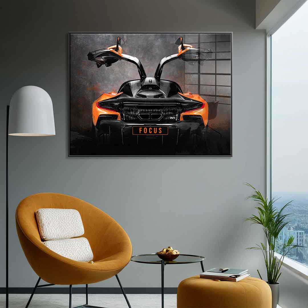 Mclaren Backside - Acrylglas