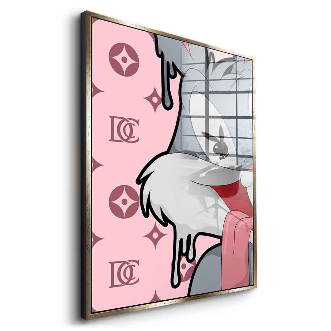 Melting Bunny - Acrylic glass