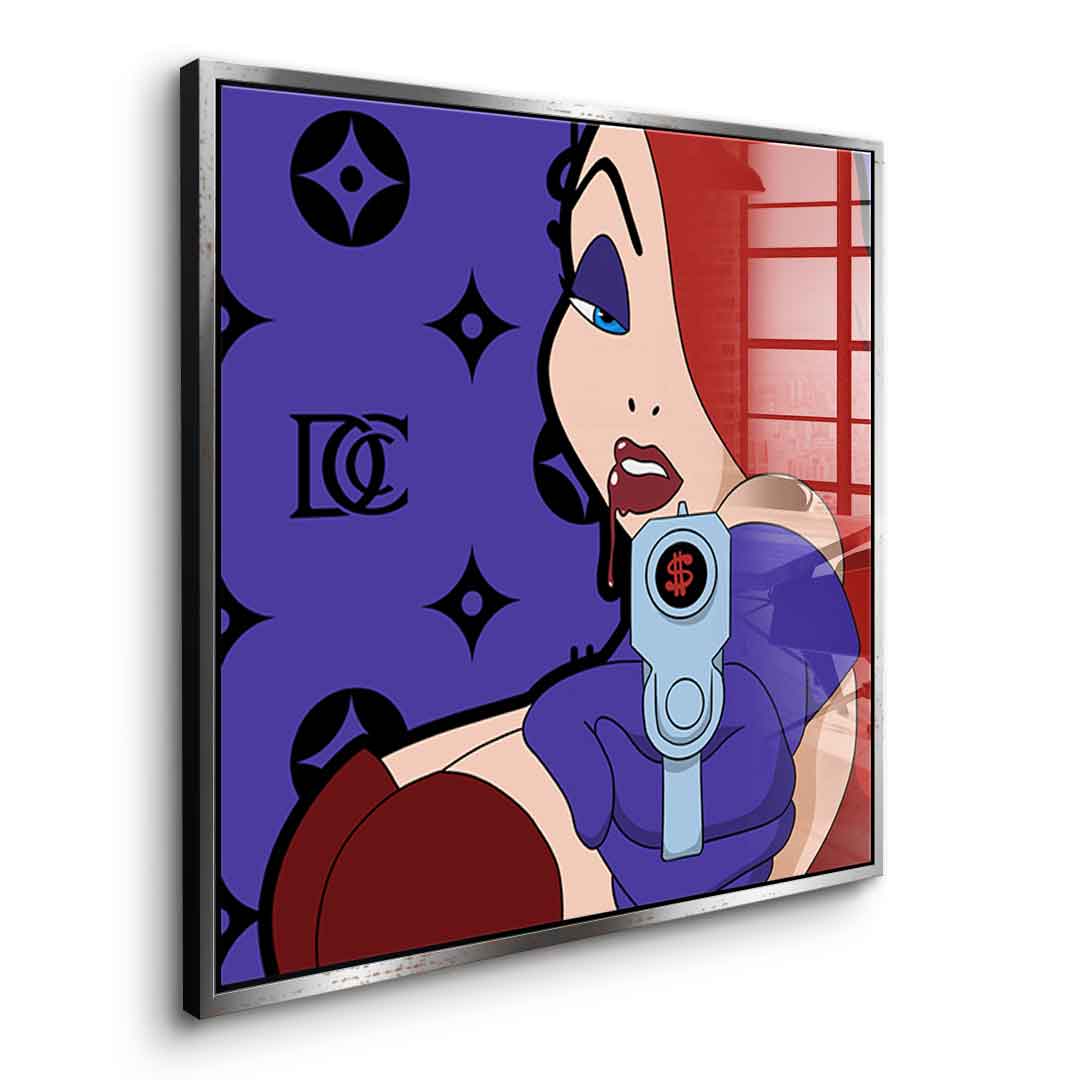 Melting Jessica - Quadrat Edition - Acrylglas