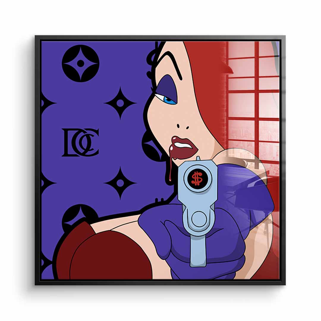 Melting Jessica - Quadrat Edition - Acrylglas