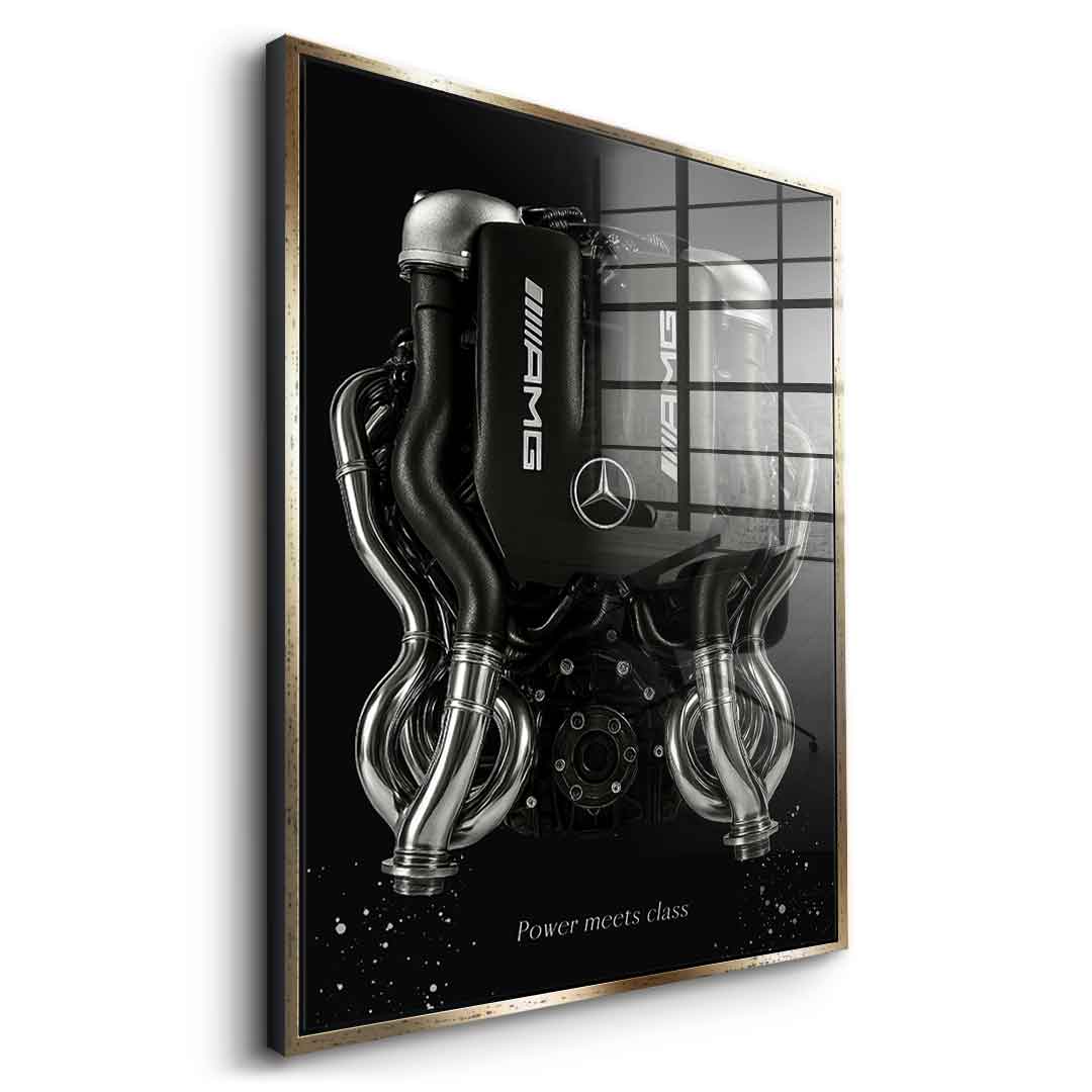 Mercedes V8 Engine - Acrylglas