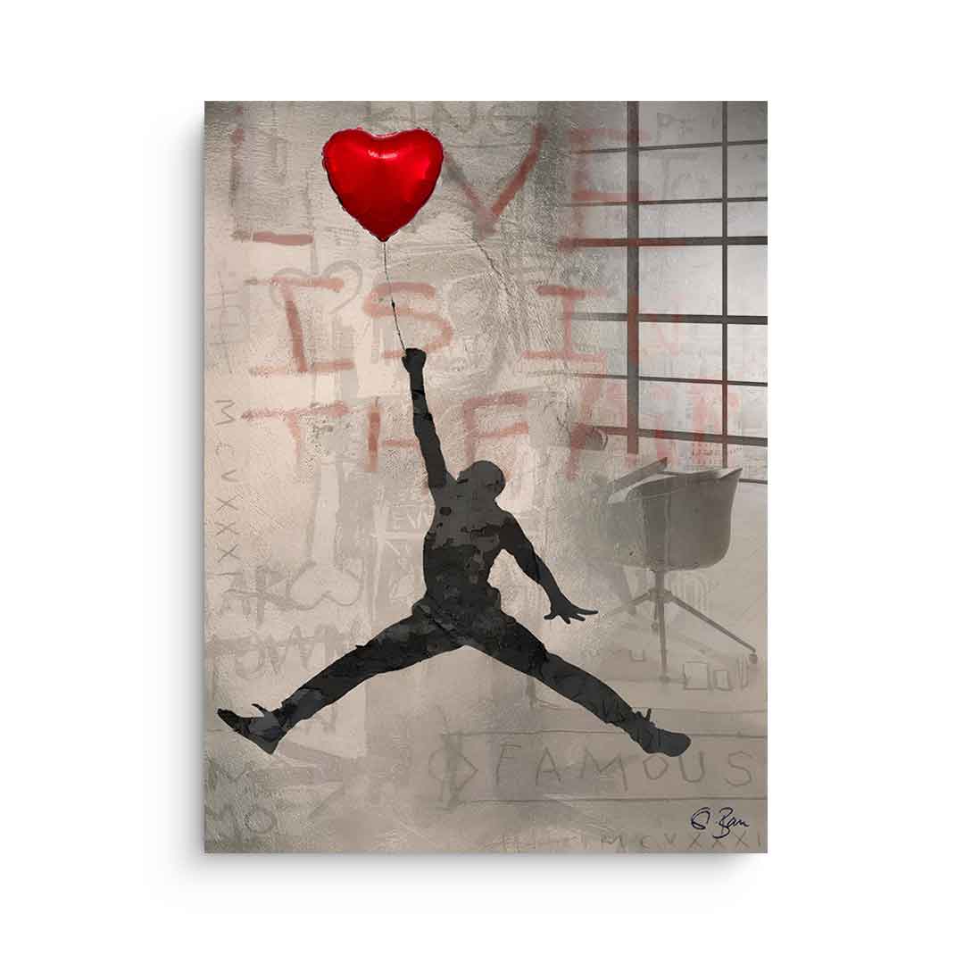 Sneaker Love - Acrylglas
