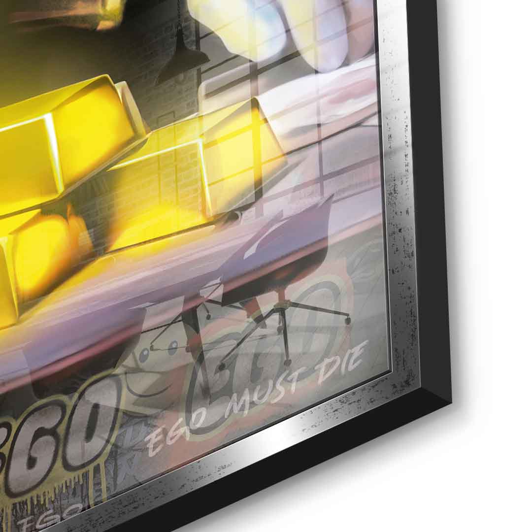 Comic Mouse Business - acrylic glass