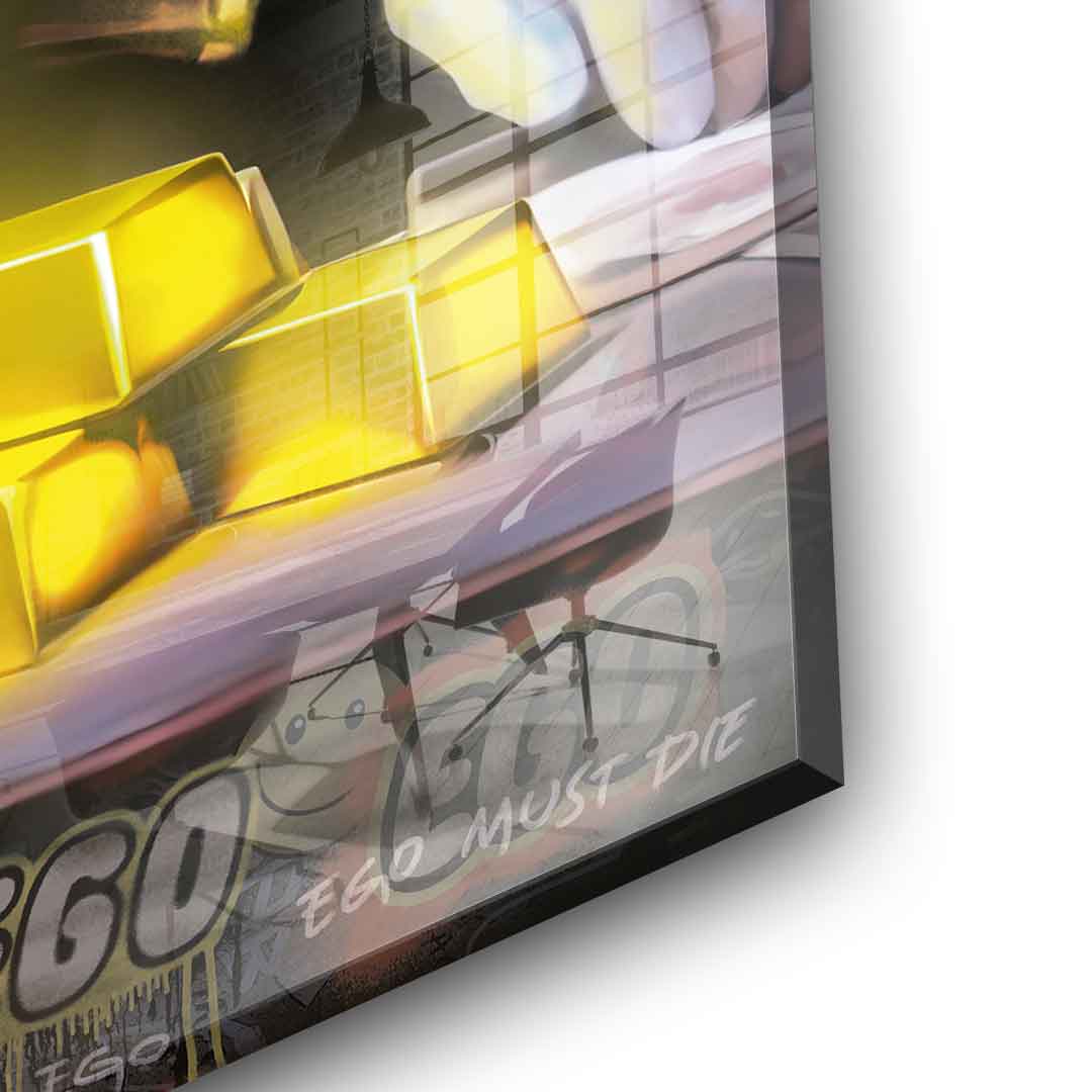 Comic Mouse Business - acrylic glass