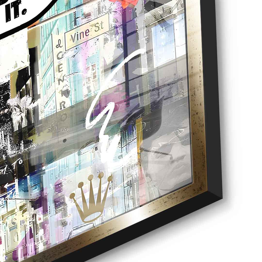 Comic Maus, Just did it - Acrylglas