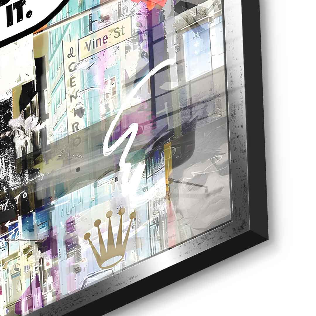 Comic Maus, Just did it - Acrylglas