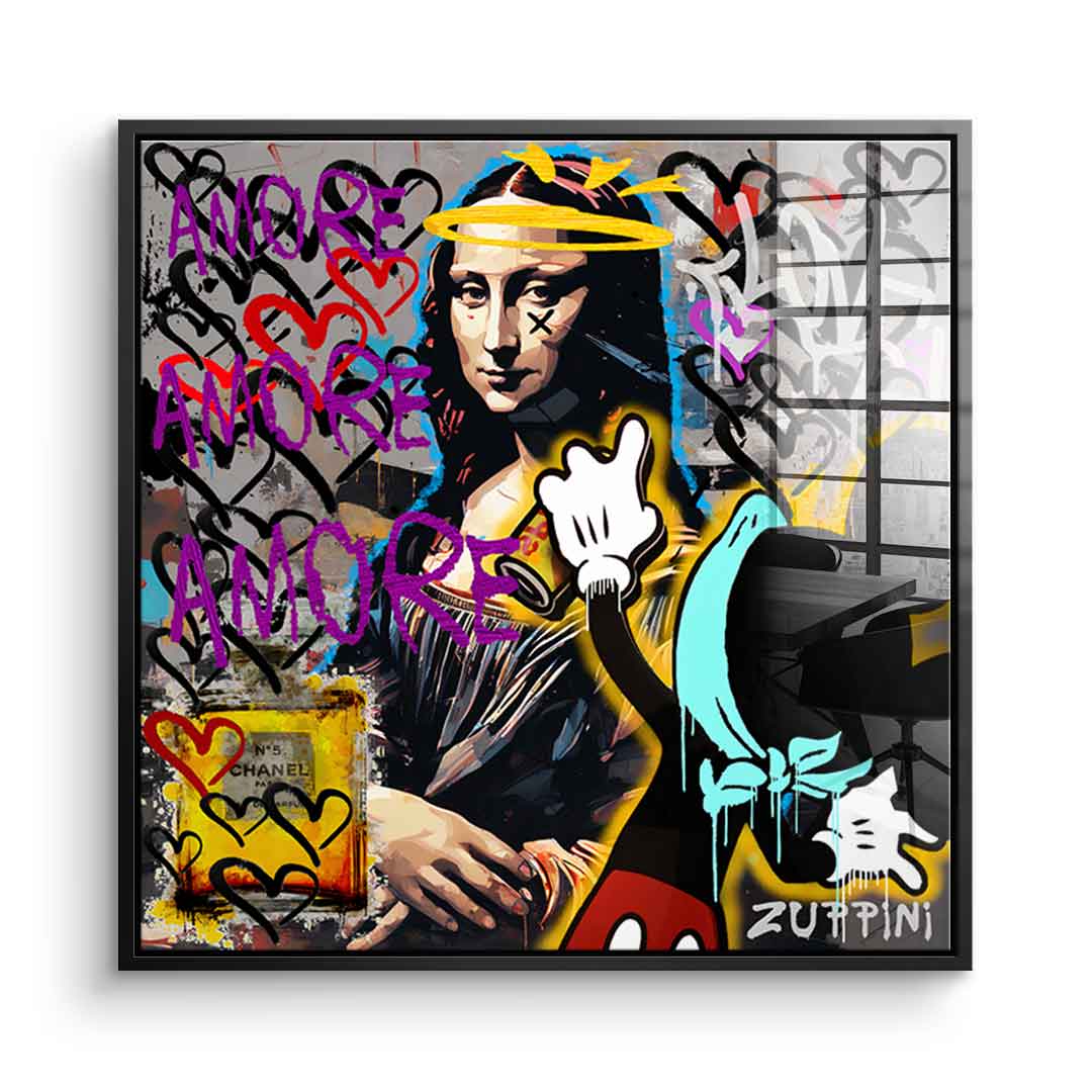 Comic Maus & Mona - Acrylglas