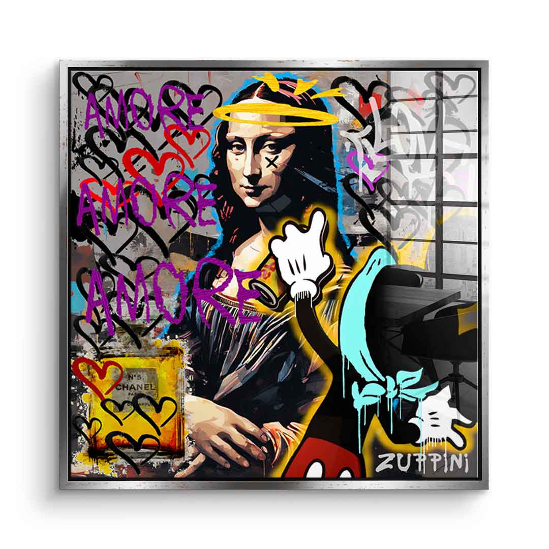 Comic Maus & Mona - Acrylglas