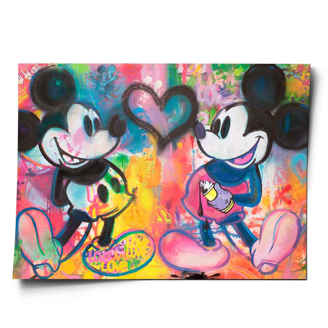 Mickey Sprayed - Poster