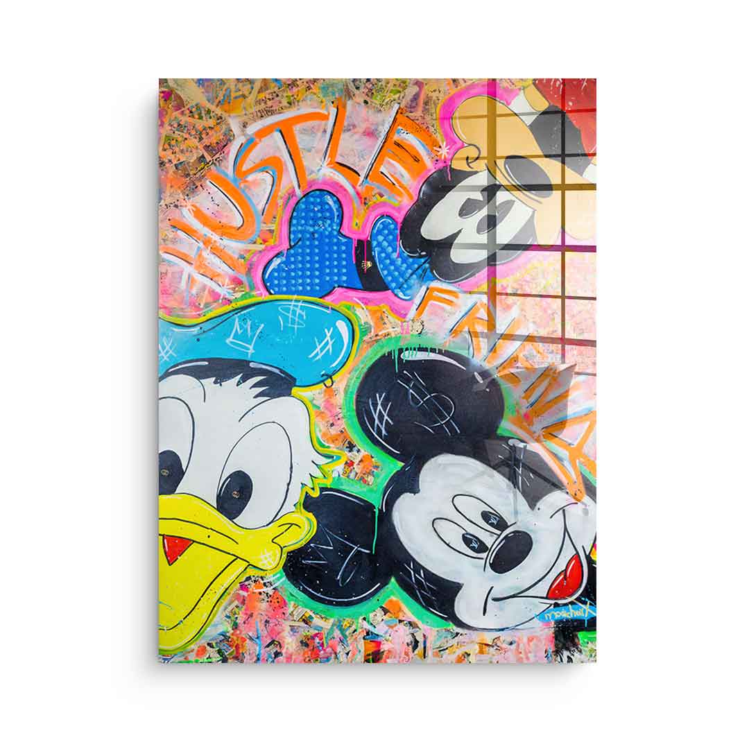 Hustle Friends - Acrylic glass