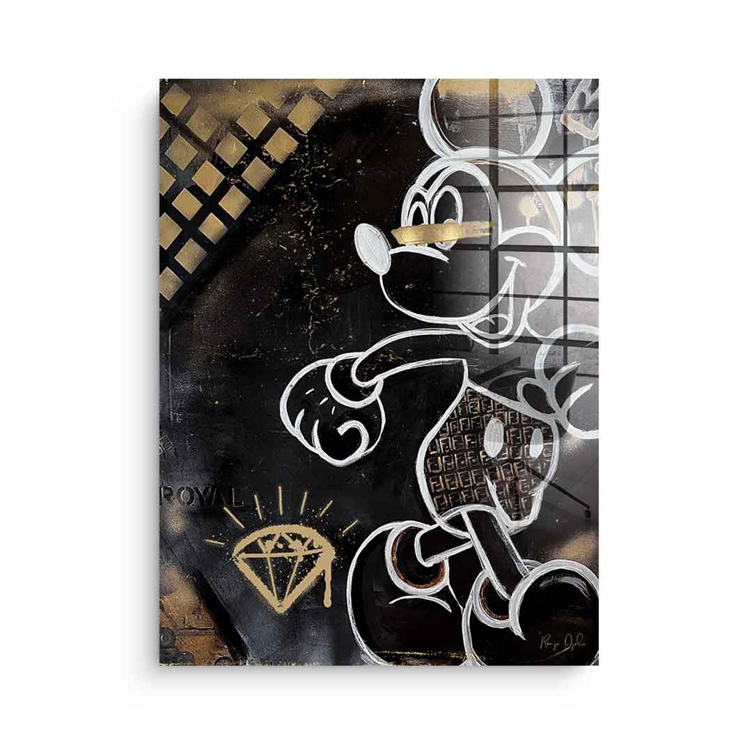 Gold Walk - Acrylic glass