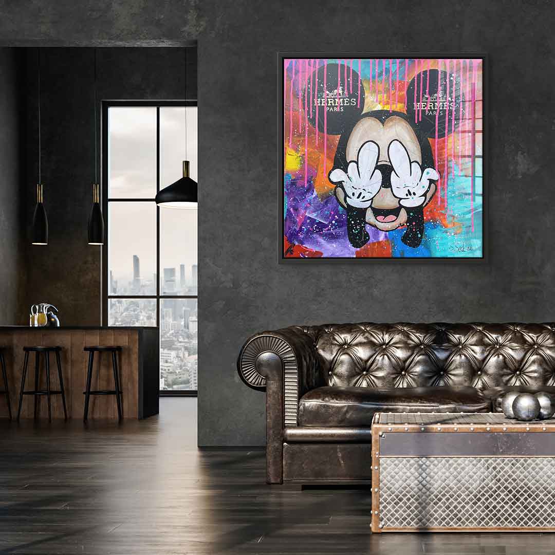 Mickey Hermes - Acrylic glass