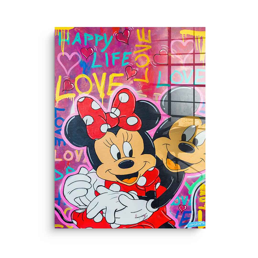 Happy Life - Acrylglas