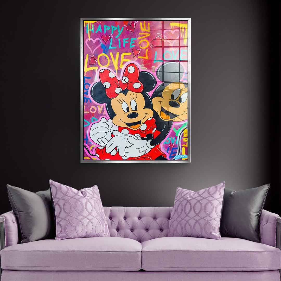 Happy Life - Acrylglas